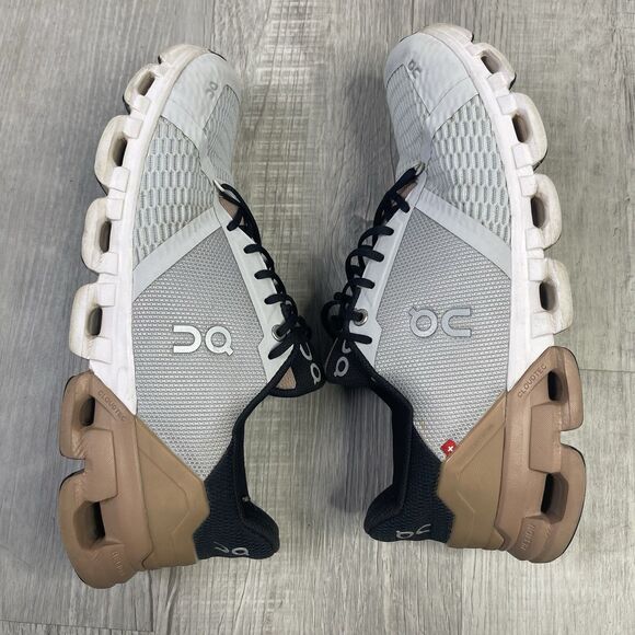 On Cloud Cloudflyer Women's Running Shoes Tan/Black/Gray White Size 11 Running A - Picture 9 of 10